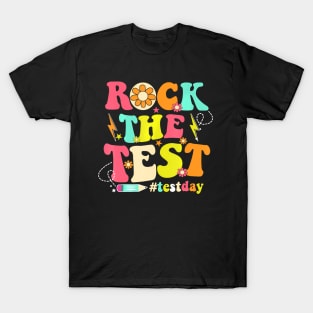 The Test Testing Day Groovy Motivational Teacher Kids T-Shirt